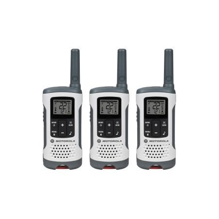Motorola Motorola Talkabout  T260TP Rechargeable TwoWay Radios, White  3 Pack T260TP